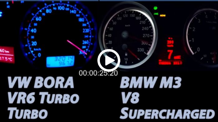 VW Bora VR6 τα βάζει με BMW M3